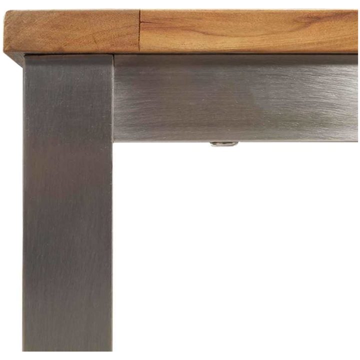 Utomhus Matsalsbord 90x90x74.5 cm i solid akaciaträ vidaXL 90 x 90 x 75 cm – bild 9