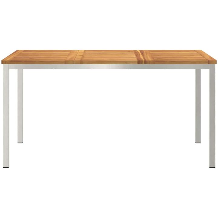 Utomhus Middagsbord 150x90x75 cm Massivt Trä Akacia vidaXL 90 x 150 x 75 cm – bild 5