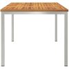 Utomhus Middagsbord 150x90x75 cm Massivt Trä Akacia vidaXL 90 x 150 x 75 cm – miniatyr 6