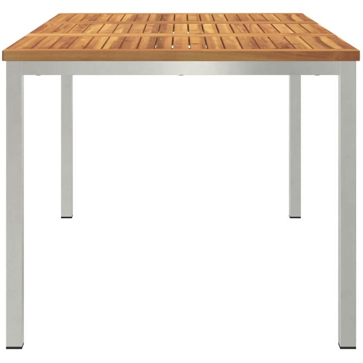 Utomhus Middagsbord 150x90x75 cm Massivt Trä Akacia vidaXL 90 x 150 x 75 cm – bild 6