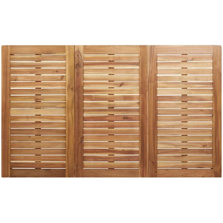 Utomhus Middagsbord 150x90x75 cm Massivt Trä Akacia vidaXL 90 x 150 x 75 cm – bild 7