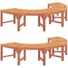 Utomhus Träd Bänk 200 cm Massivt Eukalyptus vidaXL 200 x 80 x 45 cm – miniatyr 2
