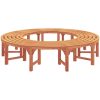 Utomhus Träd Bänk 200 cm Massivt Eukalyptus vidaXL 200 x 80 x 45 cm – miniatyr 11