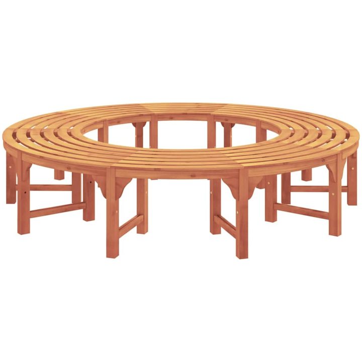 Utomhus Träd Bänk 200 cm Massivt Eukalyptus vidaXL 200 x 80 x 45 cm – bild 11