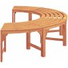 Utomhus Träd Bänk 200 cm Massivt Eukalyptus vidaXL 200 x 80 x 45 cm – miniatyr 6
