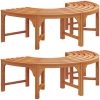 Utomhus Träsoffa 160 cm Massiv Eucalyptus vidaXL 160 x 80 x 45 cm – miniatyr 2