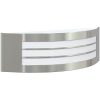 Utomhus Vägglampa 2 st Silver Rostfritt Stål IP44 vidaXL Medium – miniatyr 4