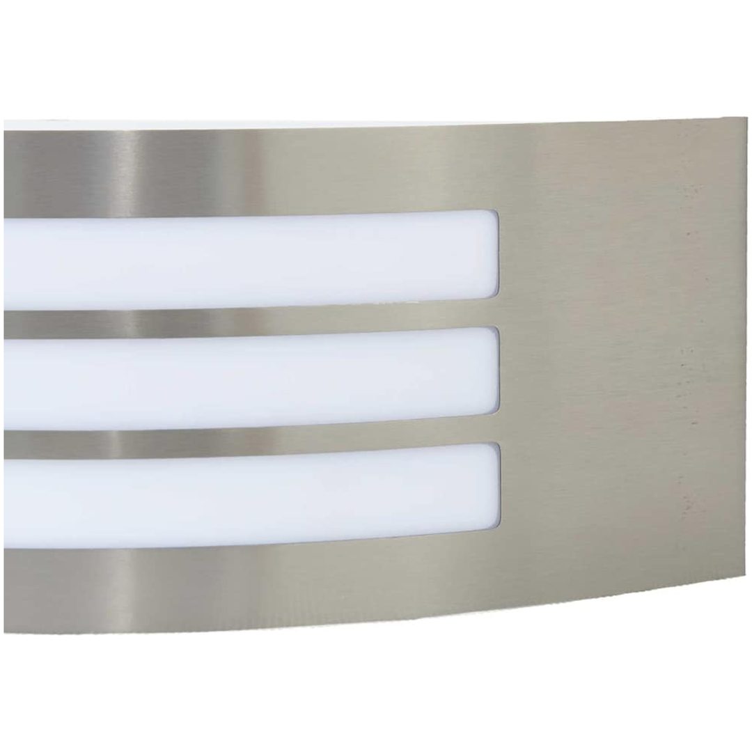 Utomhus Vägglampa 2 st Silver Rostfritt Stål IP44 vidaXL Medium – bild 8
