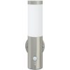 Utomhus vägglampa med sensor 2 st Silver rostfritt stål IP44 vidaXL Medium – miniatyr 4
