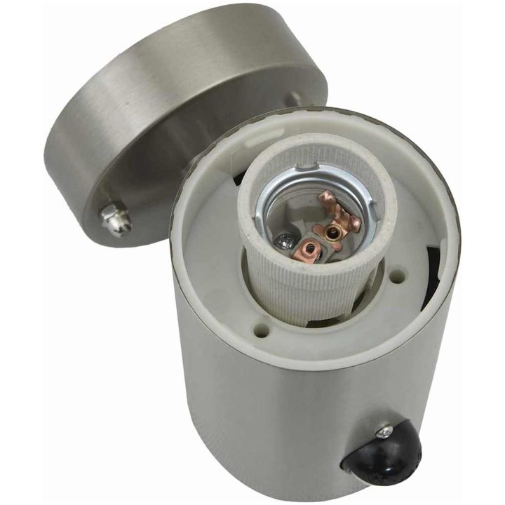 Utomhus Vägglampa med Sensor Silver Rostfritt Stål IP44 vidaXL Medium – bild 8