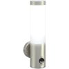 Utomhus Vägglampa med Sensor Silver Rostfritt Stål IP44 vidaXL Medium – miniatyr 10