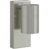 Utomhus Vägglampa Silver Rostfritt Stål IP44 vidaXL Compact – miniatyr 2