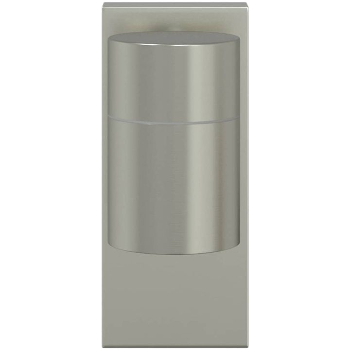 Utomhus Vägglampa Silver Rostfritt Stål IP44 vidaXL Compact – bild 4
