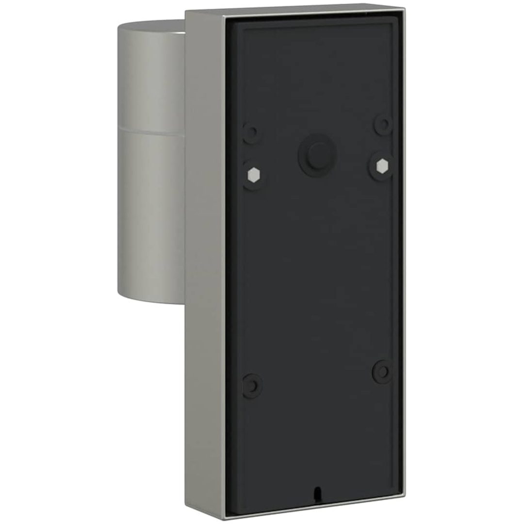Utomhus Vägglampa Silver Rostfritt Stål IP44 vidaXL Compact – bild 6