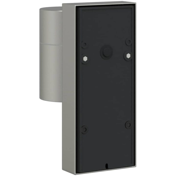 Utomhus Vägglampa Silver Rostfritt Stål IP44 vidaXL Compact – bild 6