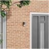 Utomhus Vägglampa Silver Rostfritt Stål IP44 vidaXL Compact – miniatyr 1
