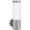 Utomhus Vägglampor 2 st Silver Rostfritt Stål IP44 vidaXL 12 x 8.5 x 27 cm. – miniatyr 4