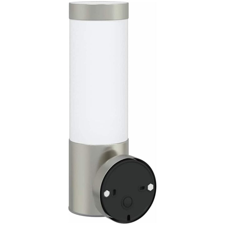 Utomhus Vägglampor 2 st Silver Rostfritt Stål IP44 vidaXL 12 x 8.5 x 27 cm. – bild 7