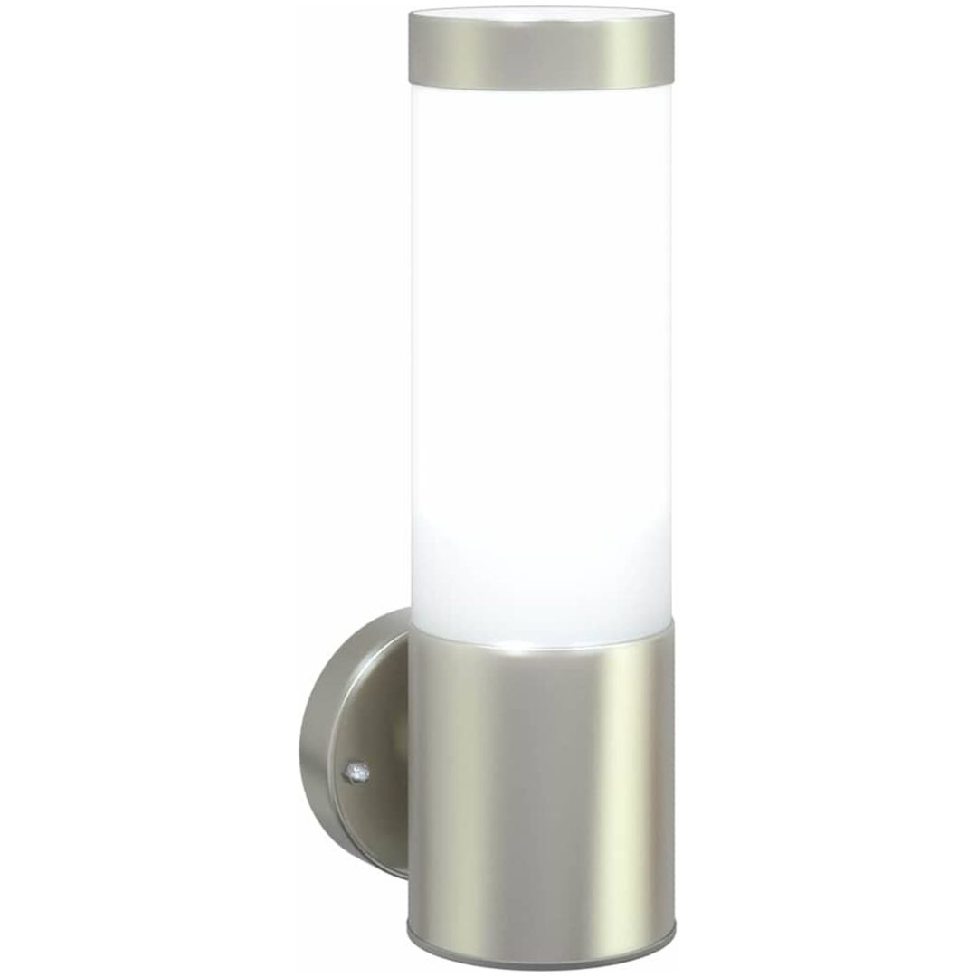 Utomhus Vägglampor 2 st Silver Rostfritt Stål IP44 vidaXL 12 x 8.5 x 27 cm. – bild 10