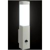 Utomhus Vägglampor med Sensor 2 st Silver Rostfritt Stål IP44 vidaXL Medium – miniatyr 11