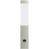 Utomhus Vägglampor med Sensor 2 st Silver Rostfritt Stål IP44 vidaXL Medium – miniatyr 4