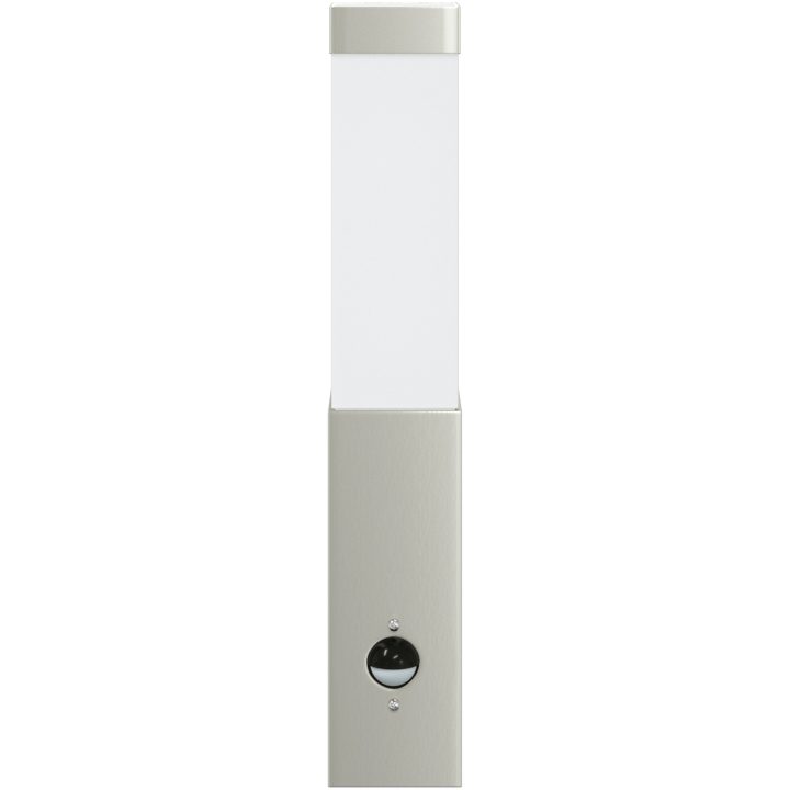 Utomhus Vägglampor med Sensor 2 st Silver Rostfritt Stål IP44 vidaXL Medium – bild 4