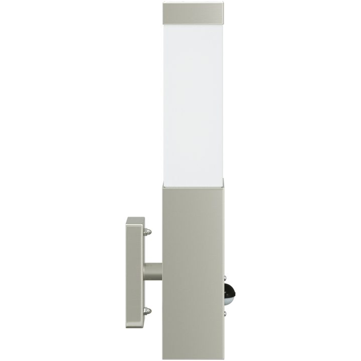Utomhus Vägglampor med Sensor 2 st Silver Rostfritt Stål IP44 vidaXL Medium – bild 5