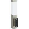 Utomhus Vägglampor med Sensor 2 st Silver Rostfritt Stål IP44 vidaXL Medium – miniatyr 6