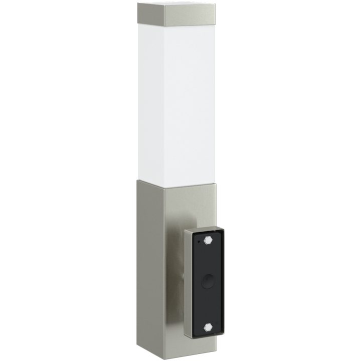 Utomhus Vägglampor med Sensor 2 st Silver Rostfritt Stål IP44 vidaXL Medium – bild 6