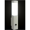 Utomhus Vägglampor med Sensor 2 st Silver Rostfritt Stål IP44 vidaXL Medium – miniatyr 10