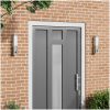 Utomhus Vägglampor med Sensor 2 st Silver Rostfritt Stål IP44 vidaXL Medium – miniatyr 1