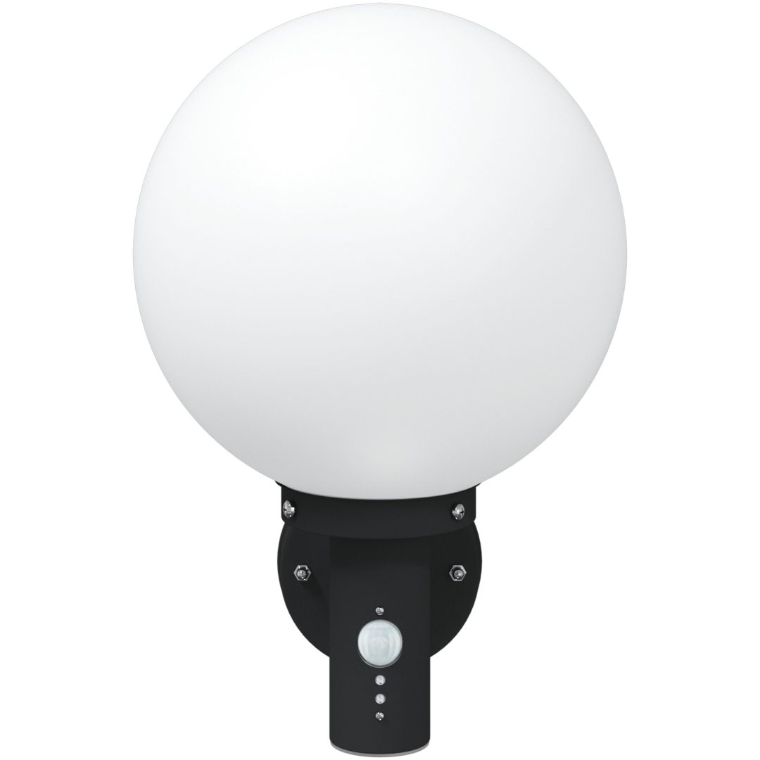 Utomhus Vägglampor med Sensor 2 st Svart Rostfritt Stål IP44 vidaXL Medium – bild 4
