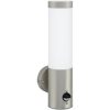 Utomhus Vägglampor med Sensor 2 stycken Silver Rostfritt Stål IP44 vidaXL Medium – miniatyr 3