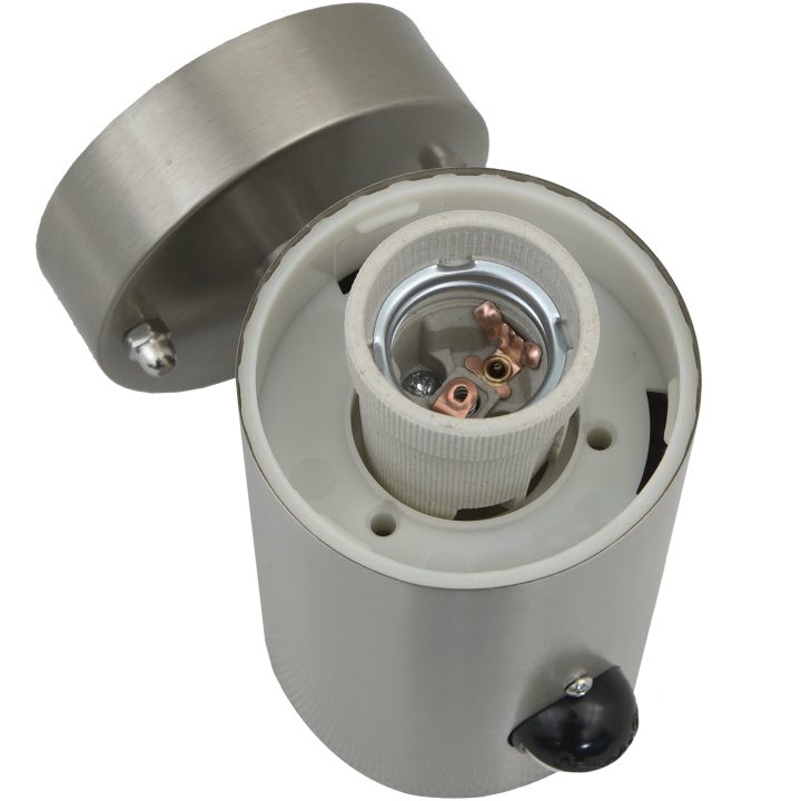 Utomhus Vägglampor med Sensor 2 stycken Silver Rostfritt Stål IP44 vidaXL Medium – bild 8