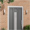 Utomhus Vägglampor med Sensor 2 stycken Silver Rostfritt Stål IP44 vidaXL Medium – miniatyr 1