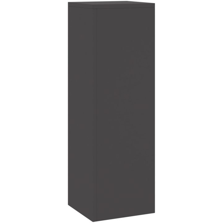 Utomhus Växställ Pelare 2 st Svart Stål vidaXL 24 x 24 x 75 cm – bild 5
