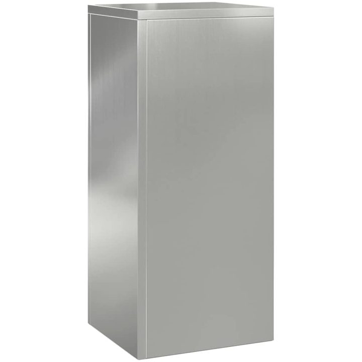 Utomhus Växtställ Pilar 2 st Förzinkad Stålkonstruktion vidaXL 24 x 24 x 55 cm – bild 5