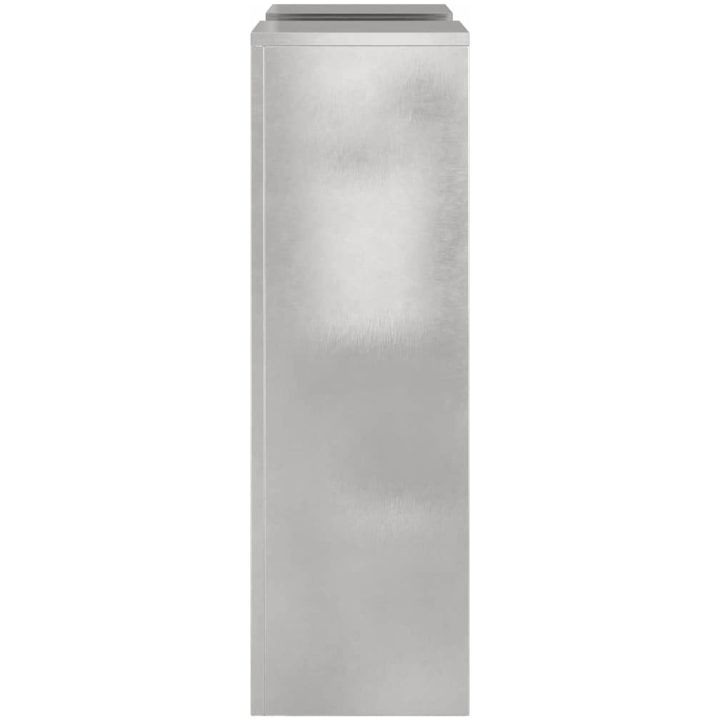 Utomhus Växtställ Pilar 2 st Rostfritt stål vidaXL 24 x 24 x 75 cm – bild 7