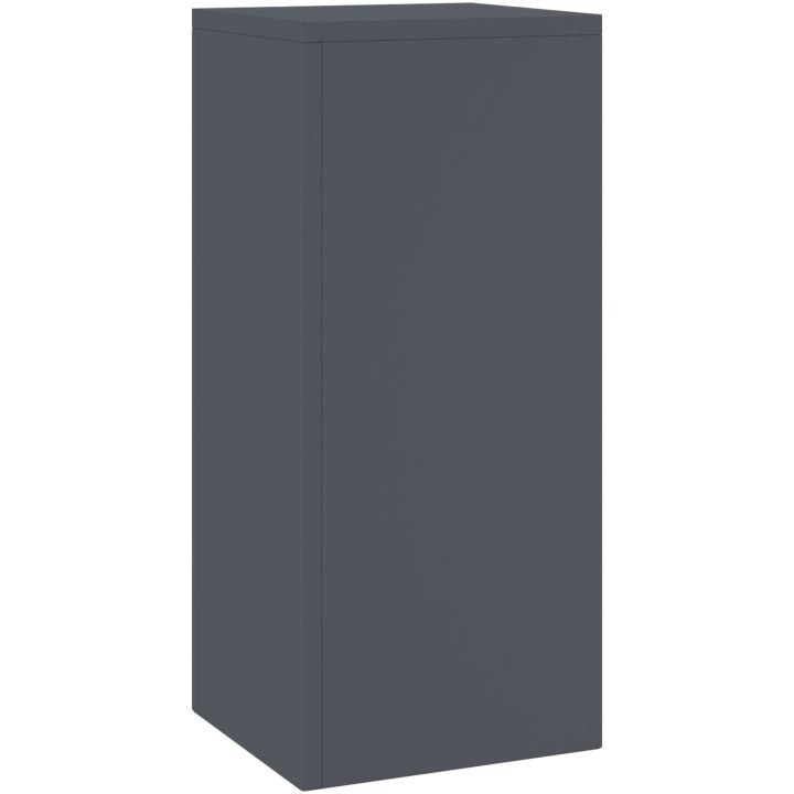 Utomhus Växtställ Stång 2 st Antracit Stål vidaXL 24 x 24 x 55 cm – bild 5