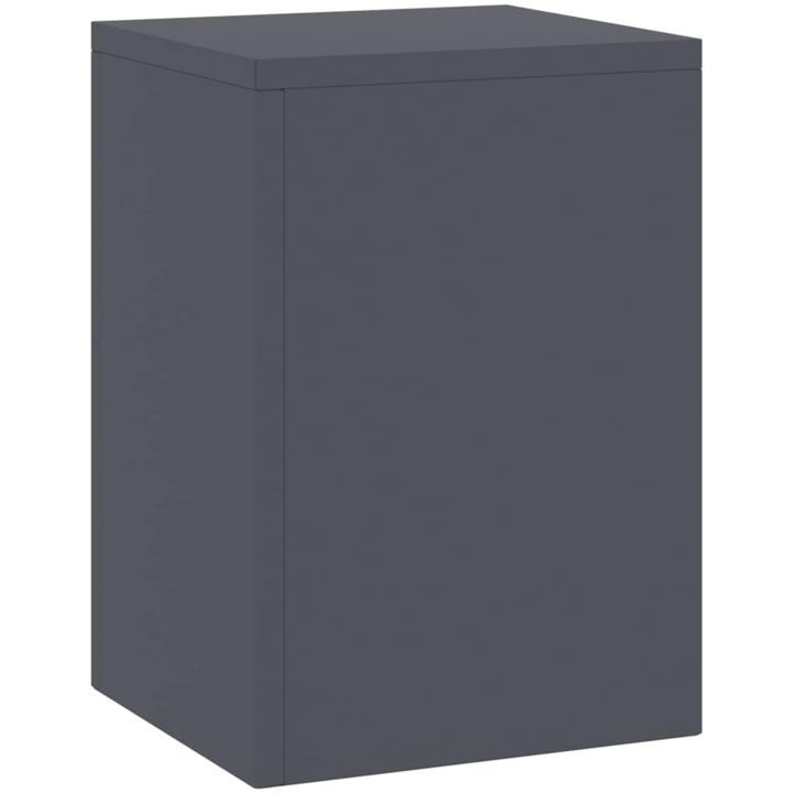 Utomhus Växtställning Pelare 2 st Antracit Stål vidaXL 24 x 24 x 35 cm – bild 5