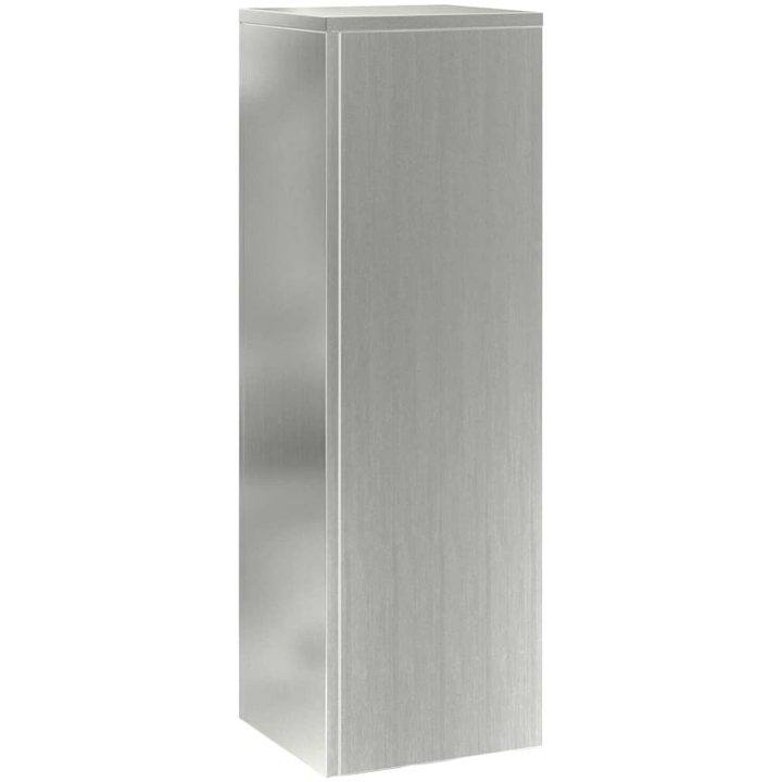 Utomhus Växtställning Pelare 2 st Galvaniserat Stål vidaXL 24 x 24 x 75 cm – bild 5