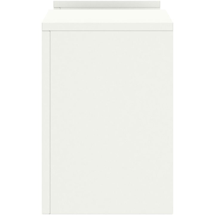 Utomhus Växtställning Pelare 2 st Vit Stål vidaXL 24 x 24 x 35 cm – bild 7