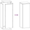 Utomhus Växtställningar Pelare 2 st Väderbeständig Stål vidaXL 24 x 24 x 75 cm – miniatyr 11