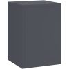 Utomhus Växtstativ Pelare 3 st Antracit Stål vidaXL 24 x 24 x 35 cm, 24 x 24 x 55 cm, 24 x 24 x 75 cm – miniatyr 2