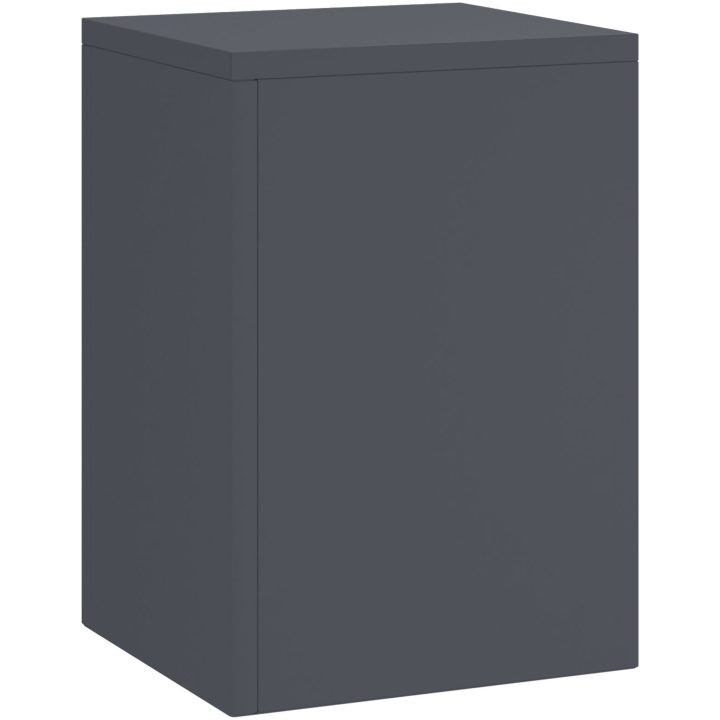 Utomhus Växtstativ Pelare 3 st Antracit Stål vidaXL 24 x 24 x 35 cm, 24 x 24 x 55 cm, 24 x 24 x 75 cm – bild 2