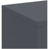 Utomhus Växtstativ Pelare 3 st Antracit Stål vidaXL 24 x 24 x 35 cm, 24 x 24 x 55 cm, 24 x 24 x 75 cm – miniatyr 9