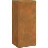 Utomhus Växtstativ Pelare 3 st Väderbeständigt Stål vidaXL 24 x 24 x 35 cm, 24 x 24 x 55 cm, 24 x 24 x 75 cm – miniatyr 5