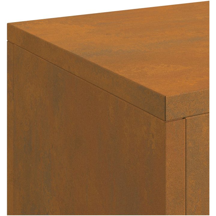 Utomhus Växtstativ Pelare 3 st Väderbeständigt Stål vidaXL 24 x 24 x 35 cm, 24 x 24 x 55 cm, 24 x 24 x 75 cm – bild 10