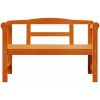 Utomhusbänk Akacia 119x76x44 cm Massivt trä vidaXL 119 x 44 x 76 cm – miniatyr 5