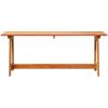 Utomhusbänk Akacia Massivt Trä Furu vidaXL 119 x 35 x 47 cm – miniatyr 4